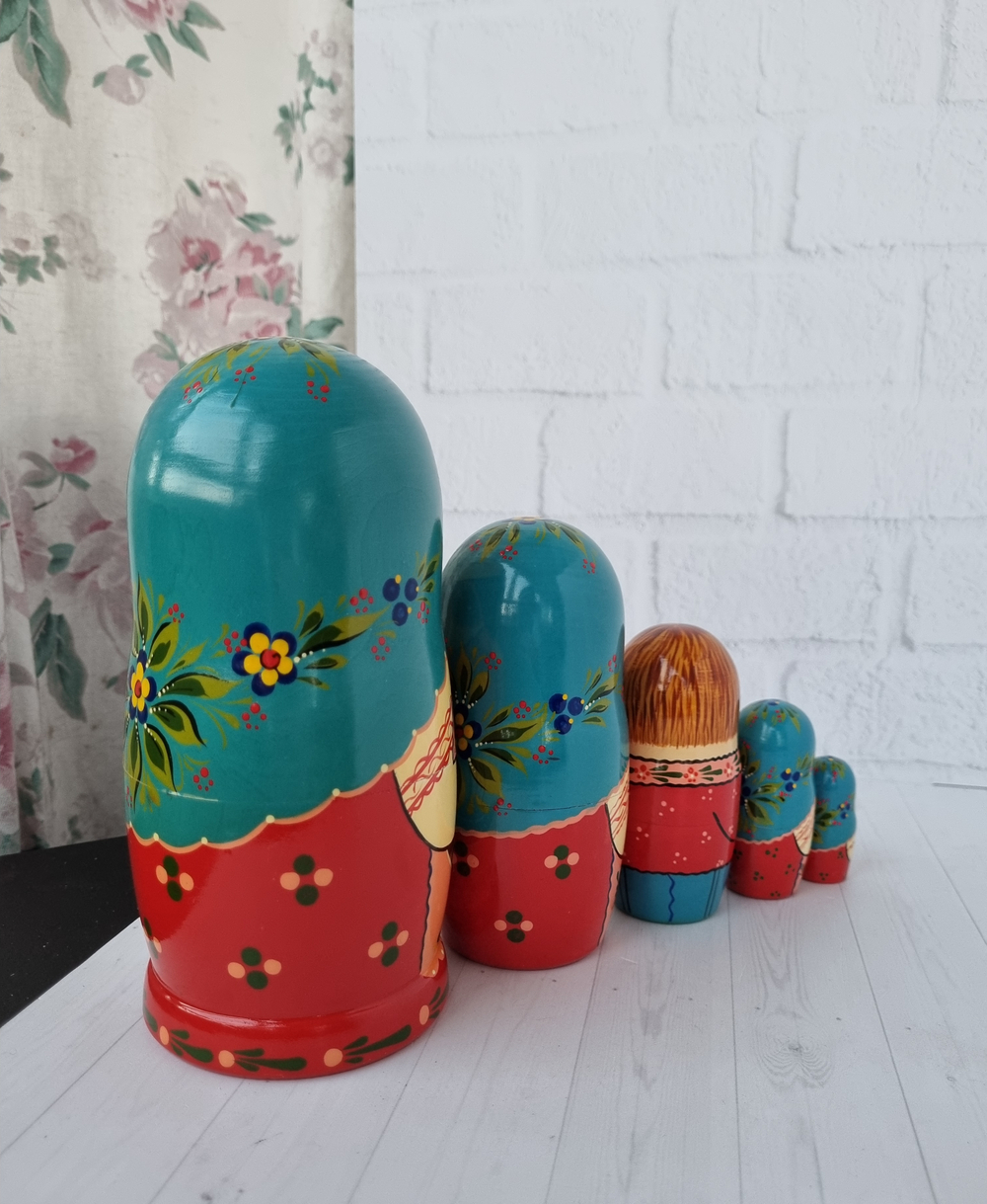 Матрешка "с курочкой" традиция 5мест