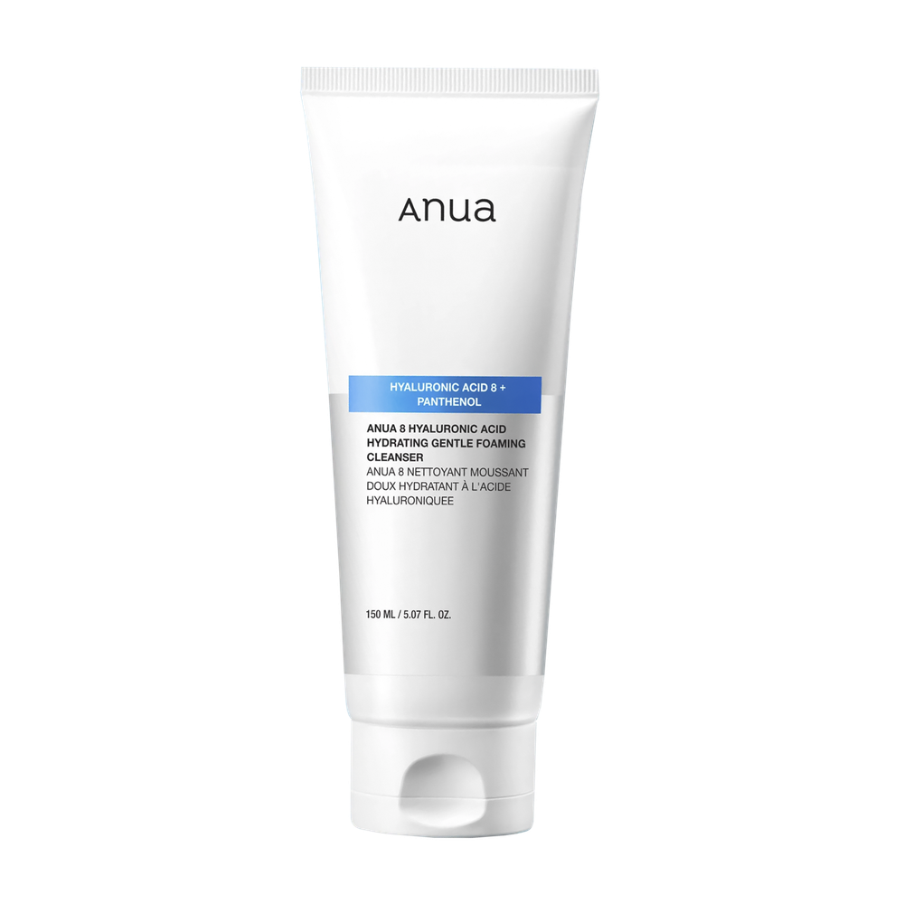 Мягкая пенка для умывания Anua 8 Hyaluronic Acid Hydrating Gentle Foaming Cleanser, 150мл