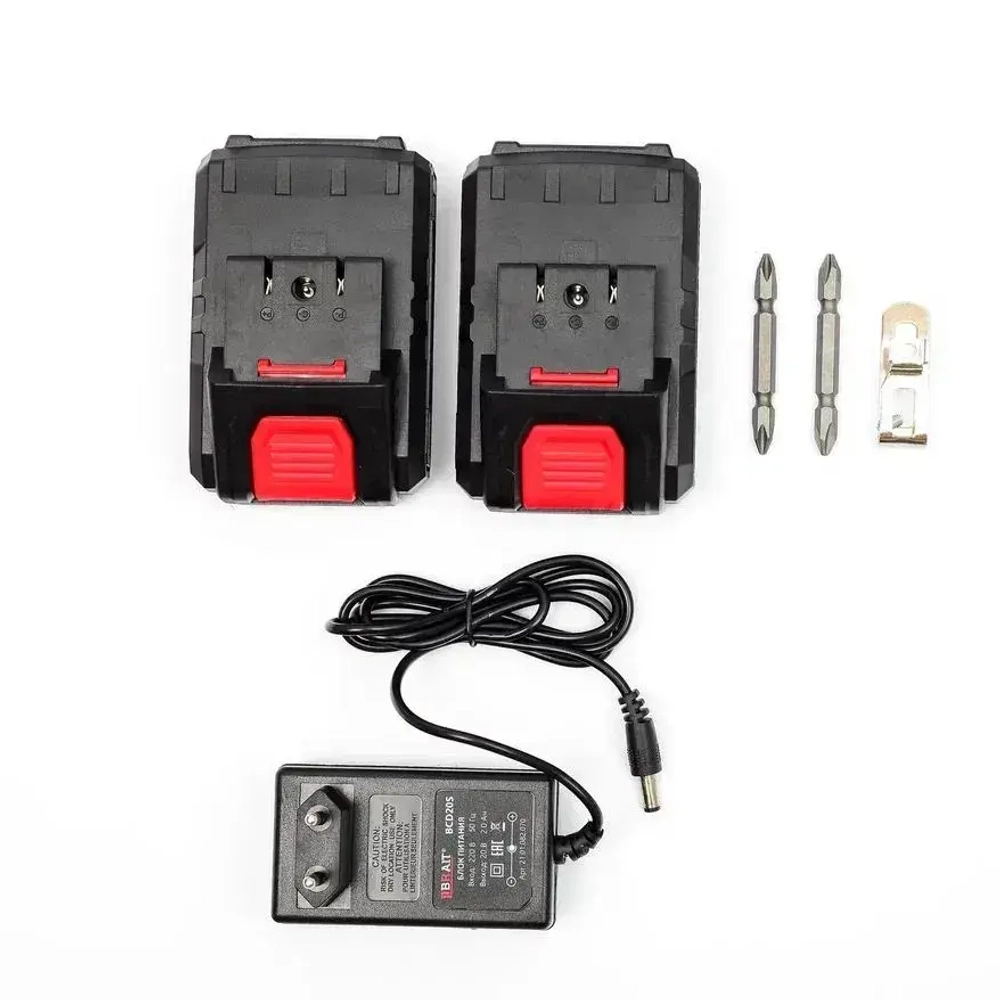 Шуруповерт аккумуляторный / дрель аккумуляторная BRAIT BCD20S (18 В, 2 А*ч, 2 АКБ, 30 Нм, Li-Ion, КЕЙС, Подсветка )