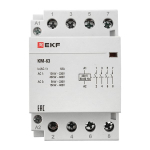 Контактор модульный КМ 63А 4NО (3 мод,) EKF PROxima