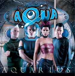 LP: Aqua — «Aquarius» (2000/2022)  [Limited Coke Bottle Clear Vinyl]