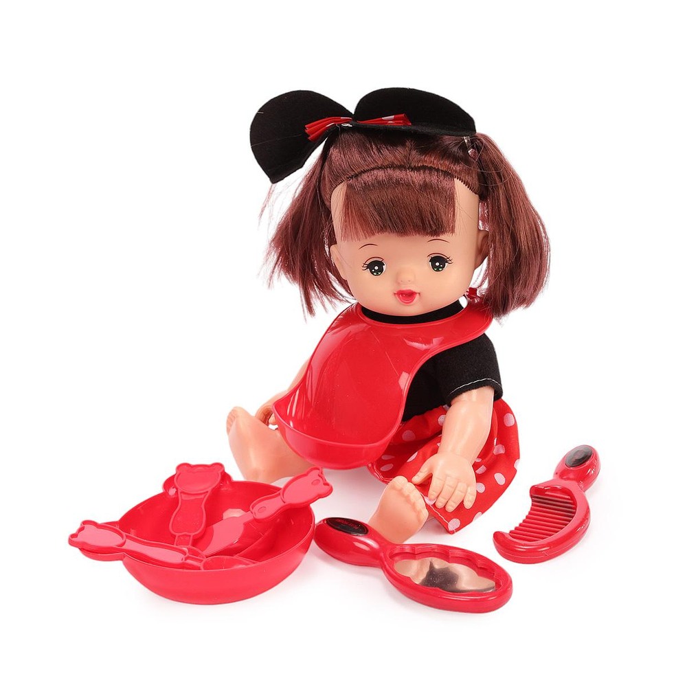 Аксессуар для куклы Стульчик для кормления с куклой, пакет CS5817-1