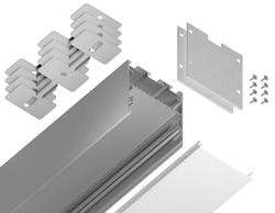 Ambrella Алюминиевый профиль накладной/подвесной "Profile System" 42*45 для светодиодной ленты до 33,4мм Profile System GP3050AL