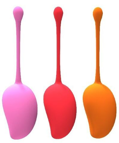 Набор из 3 вагинальных шариков KEGEL EXERCISE SET (Цвет: разноцветный)