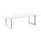 Onix Direct Lux Стол переговорный О-обр. м/к M-O.MO-PRG-25 Белый Бриллиант/Нержавеющая Сталь/Хром 25