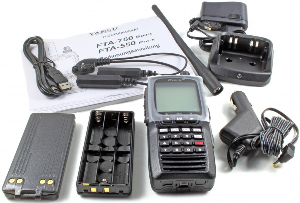 Портативная радиостанция авиационного диапазона YAESU FTA-550L