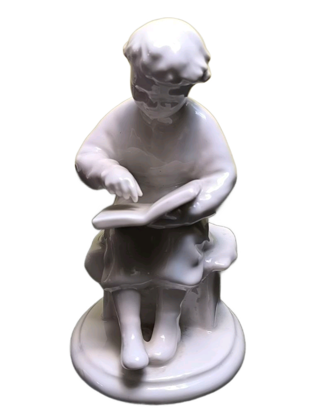 Фарфоровая статуэтка "Юный Ленин" (ЛФЗ), СССР, 1960-1970 гг