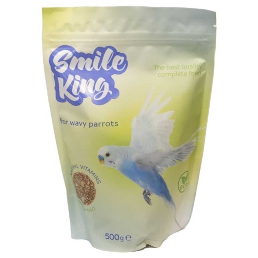 Smile King корм для волнистых попугайчиков, 500г