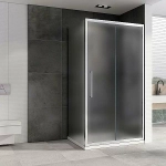 Душевой уголок ABBER Schwarzer Diamant AG30160MH-S70M 160x70 стекло матовое/профиль хром