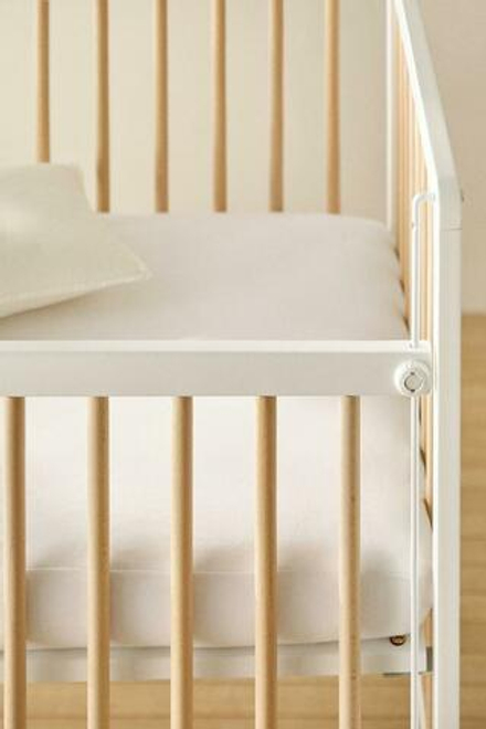 ZARA HOME ПРОСТЫНЯ НА РЕЗИНКЕ, БЕЛЫЙ