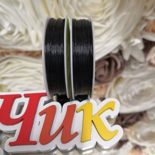 Проволока черная 0,5мм, длина 40м