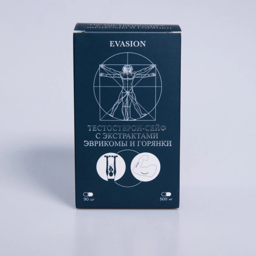 EVASION Тестостерон-Сейф| С экстрактами эврикомы и горянки, 60 шт.