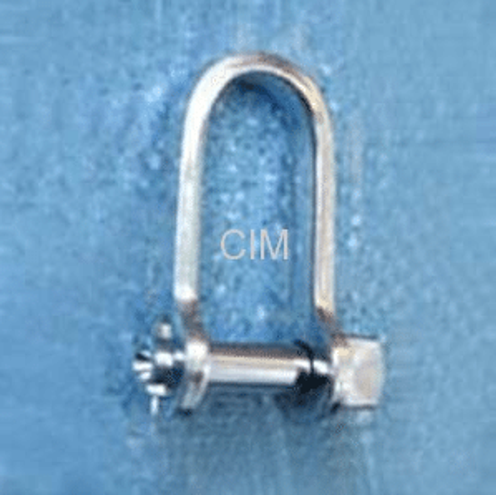 Скоба такелажная прямая плоская 8х41 мм.