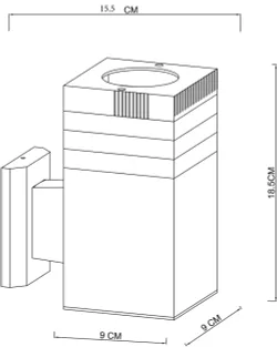 Уличный настенный светильник Arte Lamp