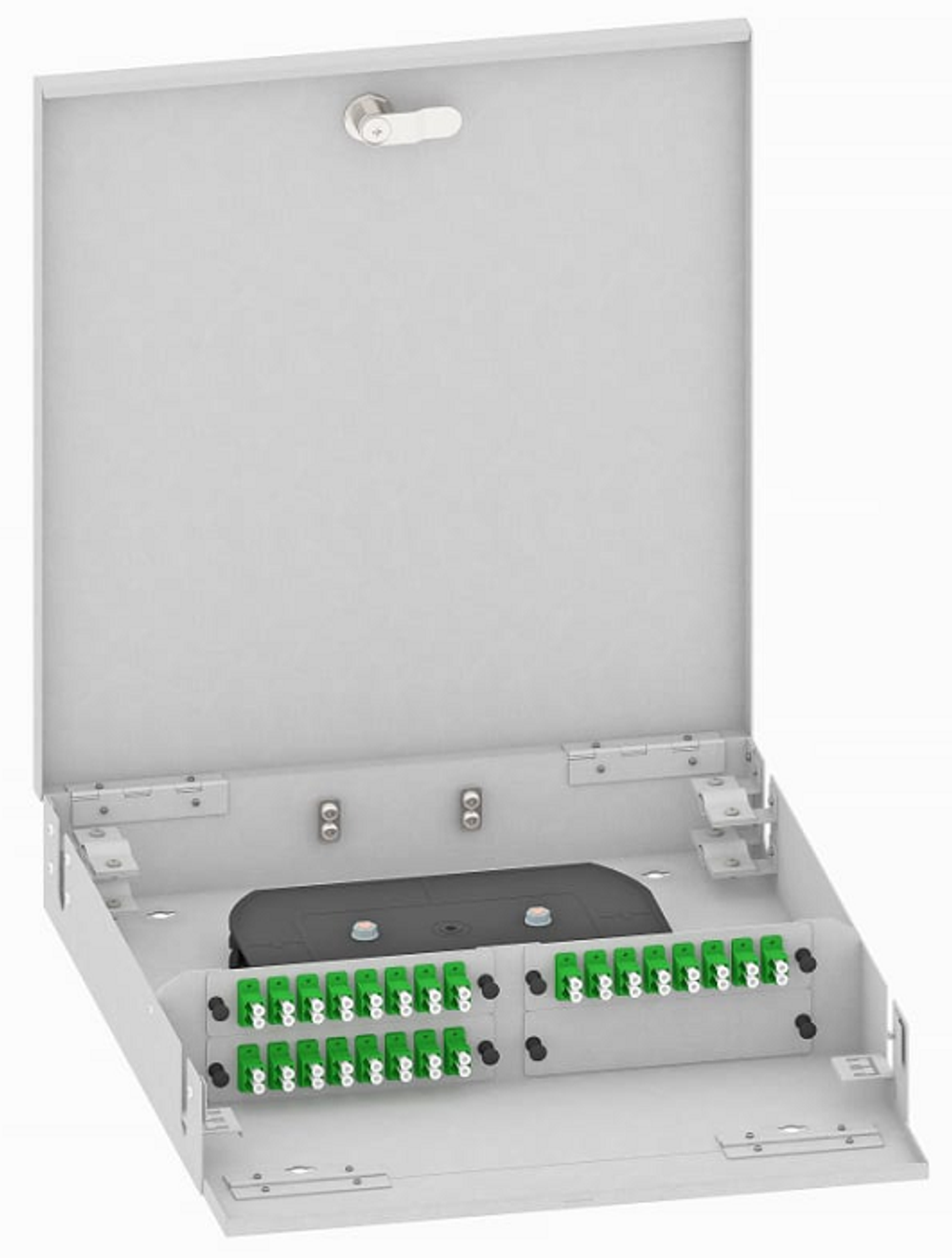 Кросс оптический настенный  TopLAN КРН-Top-48LC/A-OS2-GY