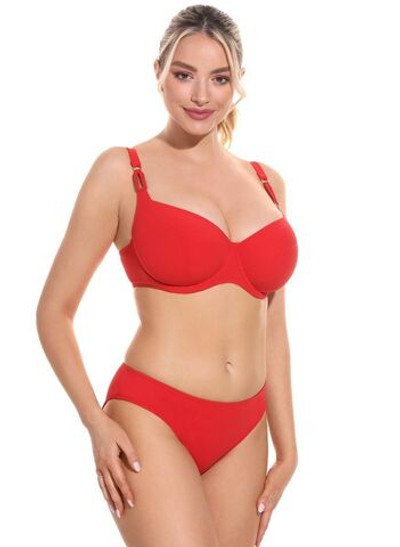 Раздельный купальник Elegance (Размер: E/XL) (Цвет: красный)