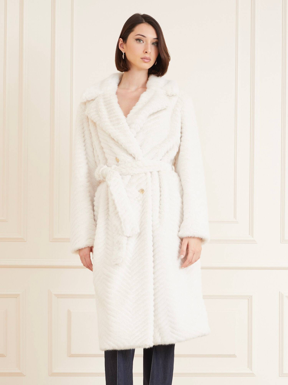 Шубка CLAIRE Marciano Guess - кремовый(4BGL33 7206A)