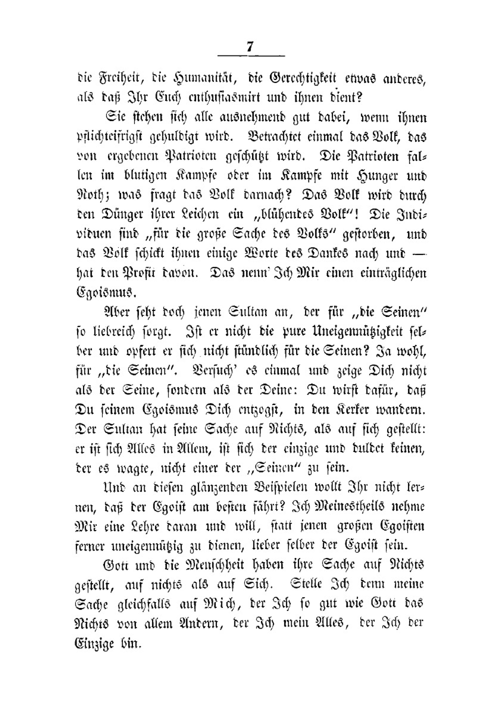 Der Einzige und sein Eigenthum | Max Stirner