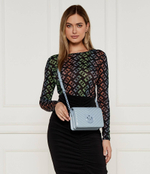 Кожаная сумка-мессенджер LOVE CLICK MINI Pinko - голубой(100067 A0VM)