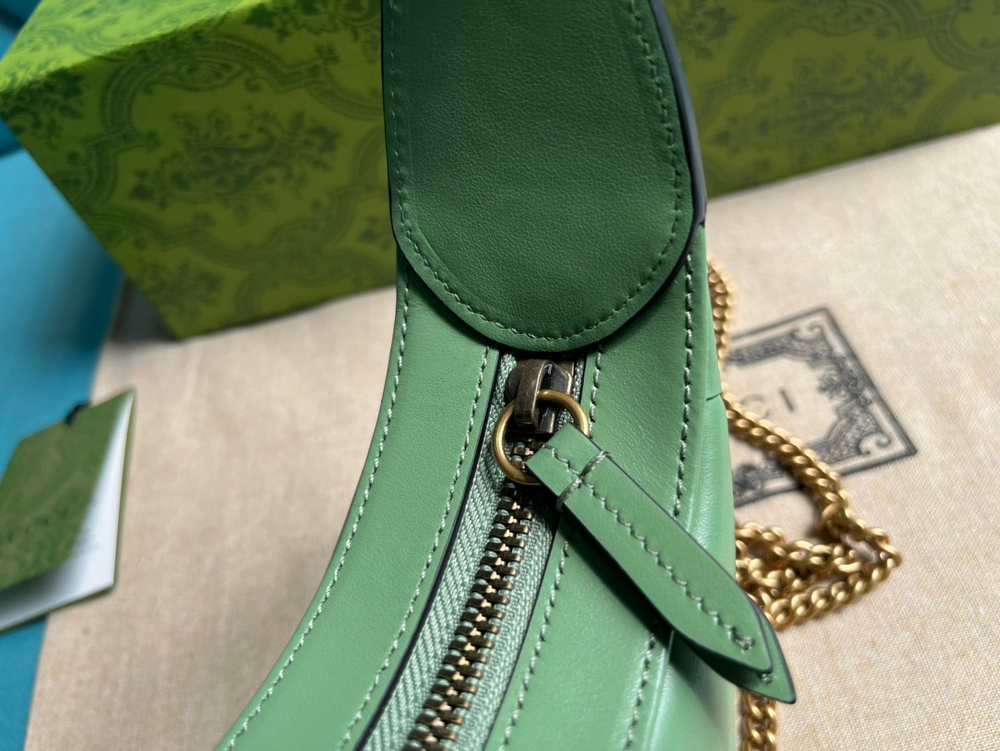 Gucci GG Marmont Half-Moon-Shaped Bag