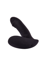 Чёрный массажёр простаты с вибрацией (Цвет: черный)