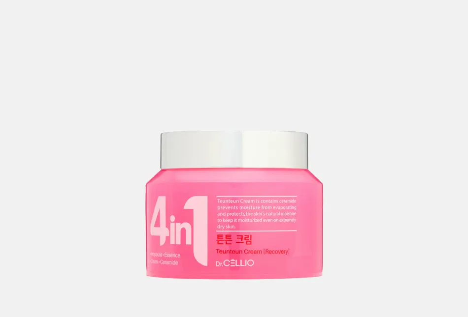 Крем с церамидами Dr.Cellio 4in1 Teunteun Ceramide Cream 70 мл