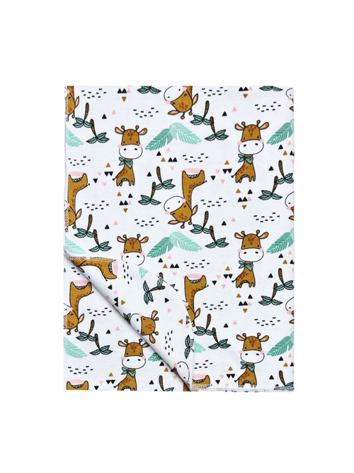 Пеленка Африканские жирафики(с дефектом)