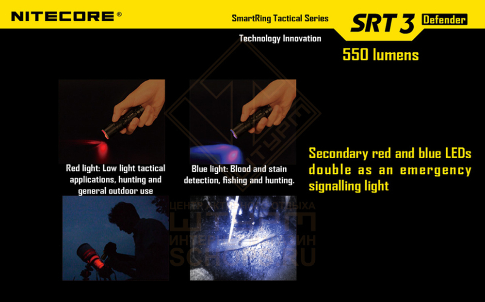Фонарь Nitecore SRT3