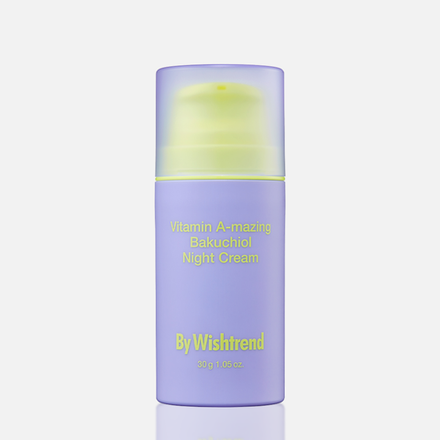 Ночной Крем для лица с ретинолом и бакучиолом By Wishtrend Vitamin A-mazing bakuchiol night cream