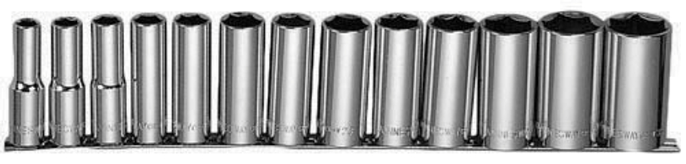 S05HD4113S Набор головок торцевых глубоких MAXI-DRIVE 1/2"DR на держателе, 11-32 мм, 13 предметов