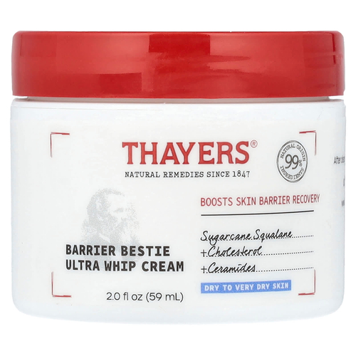 Thayers, Barrier Bestie Ultra Whip, крем, без отдушек, 59 мл (2 жидк. унц.)