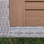 Обеденный комплект ROYAL FAMILY AMELIA бежевого цвета на 4 персоны