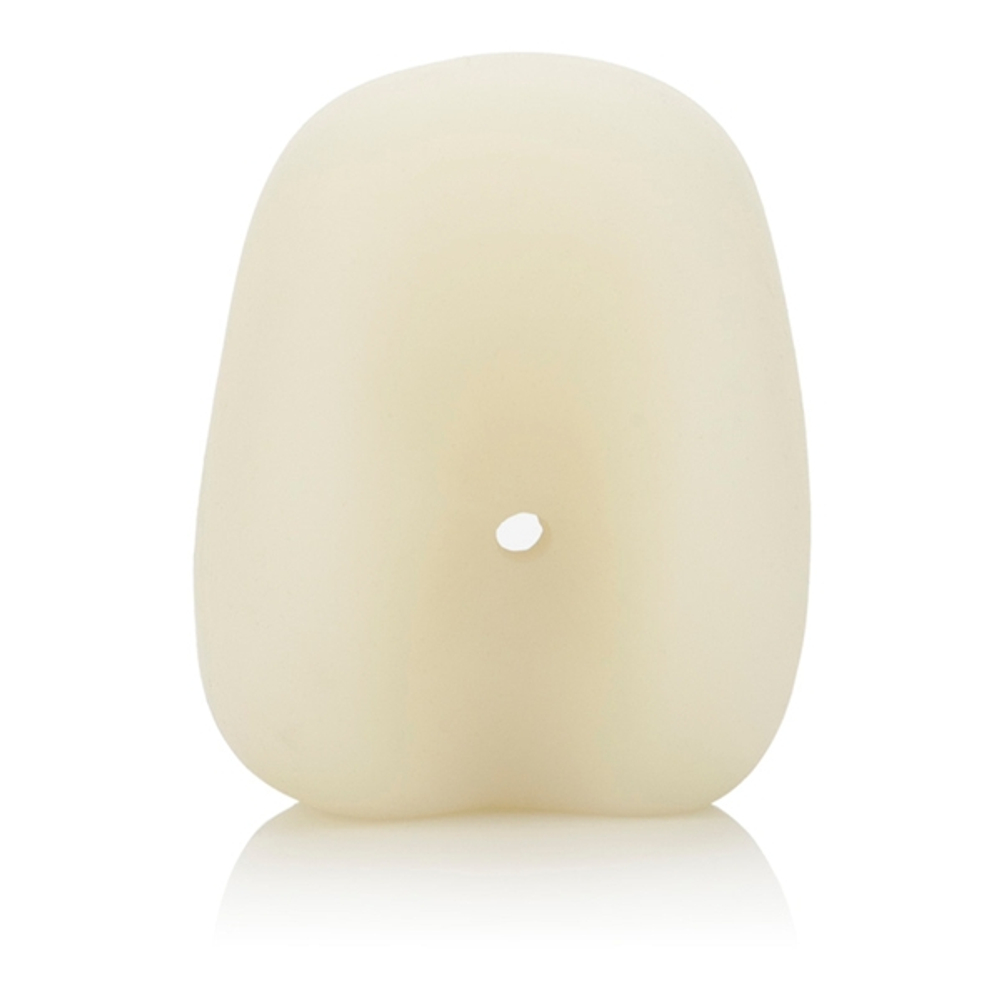 Люминесцентный мастурбатор-попка с вибрацией (Цвет: молочный)