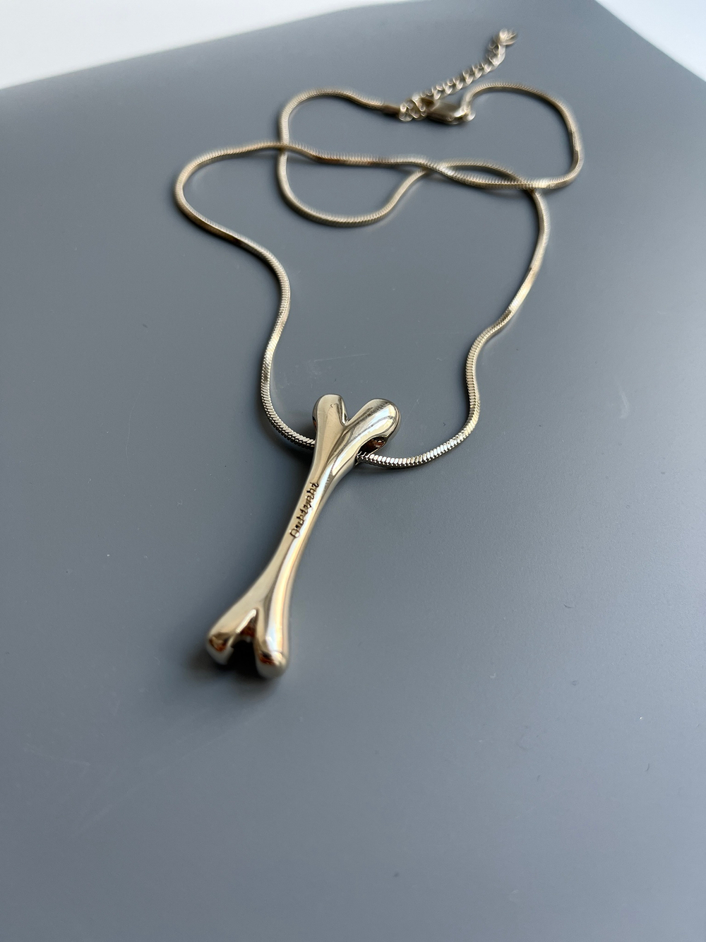 Цепь серебро BONE