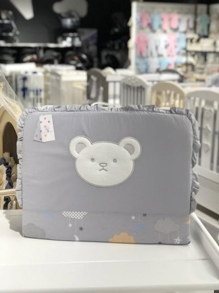 Набор в кровать для новорожденных Lollycottons Deni, Серый