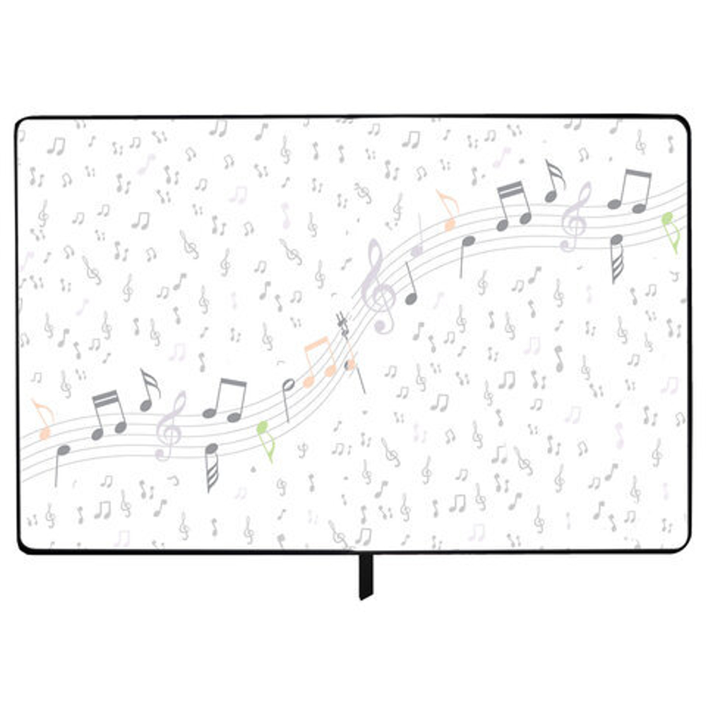 Дневник для музыкальной школы 48л, обложка кожзам твердая, фольга, BRAUBERG, МУЗЫКАНТЫ, 107366