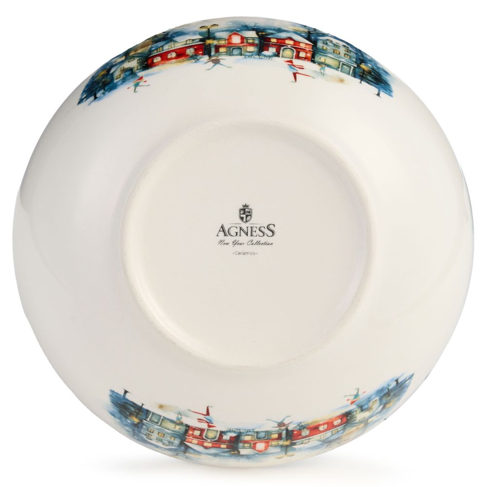 САЛАТНИК AGNESS "С НОВЫМ ГОДОМ!" 16,5*6 СМ