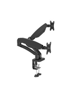 Wize [WDA2-32] Настольное крепление для двух мониторов 14"-32", газовая пружина, VESA 75x75, 100x100, нагрузка 2- 7,3 кг