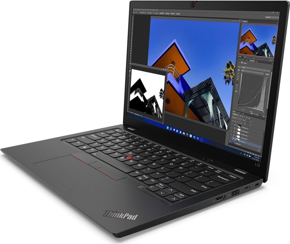 Ноутбук Lenovo ThinkPad L13 Gen 3, 13.3&amp;quot; (1920x1200) IPS/AMD Ryzen 5 5675U/16ГБ DDR4/512ГБ SSD/Radeon Graphics/Windows 11 Pro, черный [21BAS16Q00]