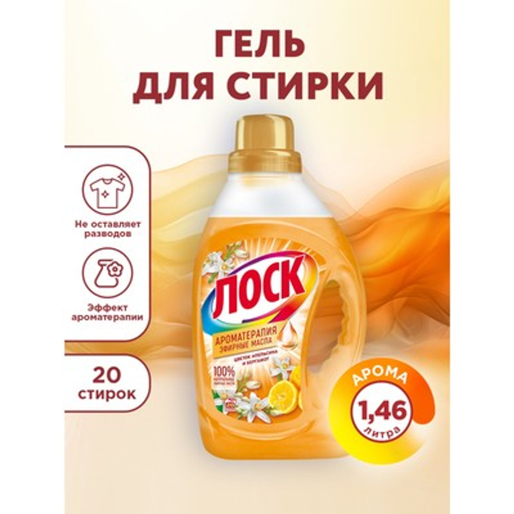 ЛОСК 1460 Гель Ароматерапия Цветок апельсина и бергамот