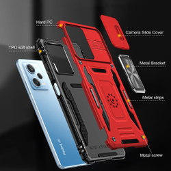 Чехол Safe Case с кольцом и защитой камеры для Xiaomi Poco X5 5G