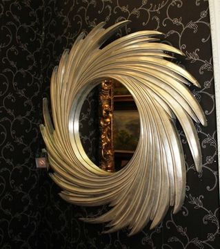 зеркало круглое  в раме 01-11 ( by MAGIC MIRROR )