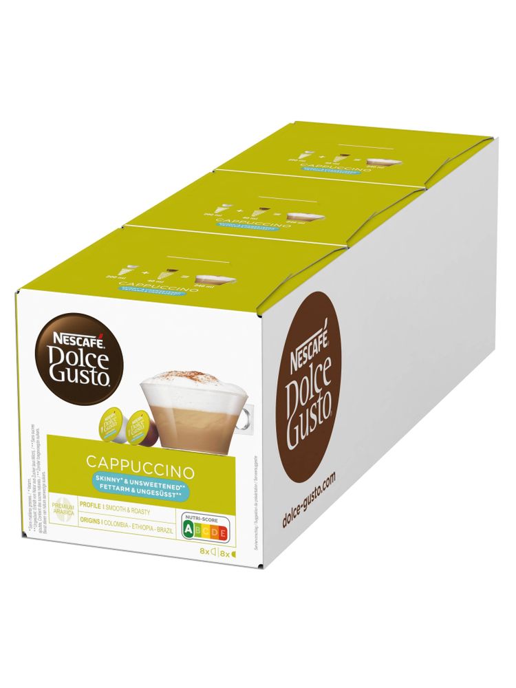 Кофе Nescafe Dolce Gusto Cappuccino Skinny 16 шт x 3 уп