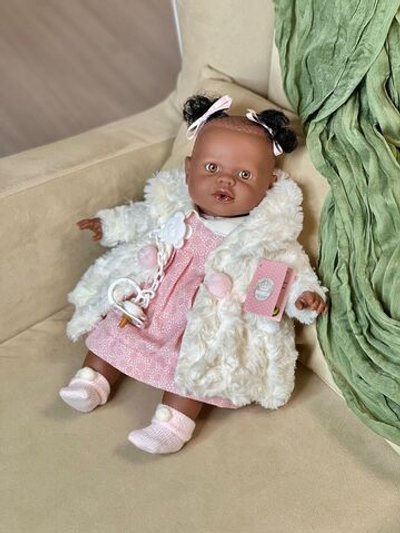 Кукла Berbesa мягконабивная 38см ALICIA в пакете (4357K)