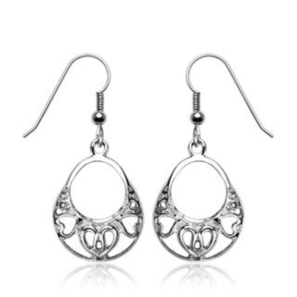Серьги  женские из стали SPIKES SSEH-001