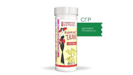 Овсяная, Клетчатка Сибирская, Тонкая талия, 170 г