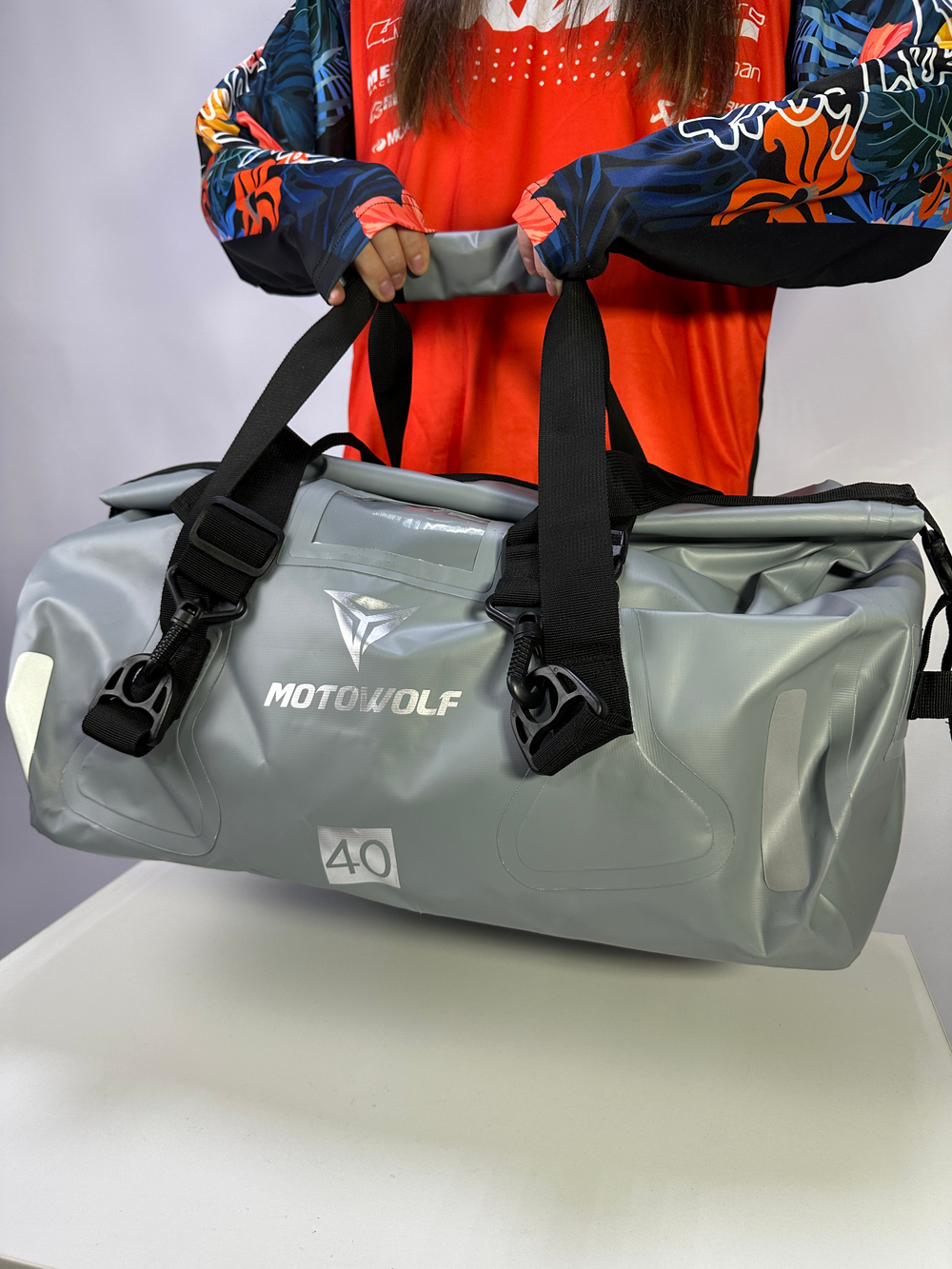 Водонепроницаемая сумка MOTOWOLF 90L