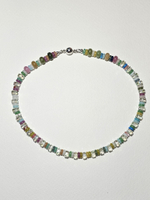 Колье ручной работы из ассорти натуральных камней и хрусталя "Ассорти"