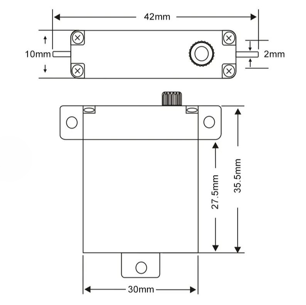 Сервопривод JX Servo PDI-HV2107MG HV Metal Gear digital