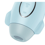 Стимулятор клитора с воздушной стимуляцией и вибрацией Satisfyer Mission Control (голубой)